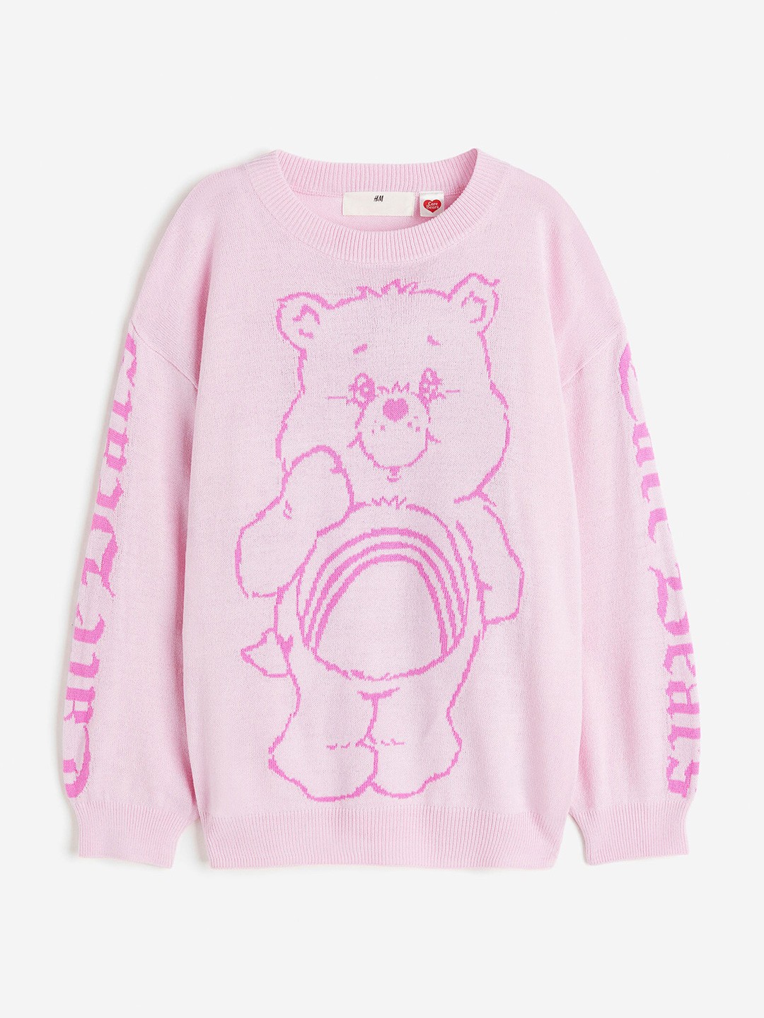

H&M Girls Jacquard-Knit Jumper, Pink
