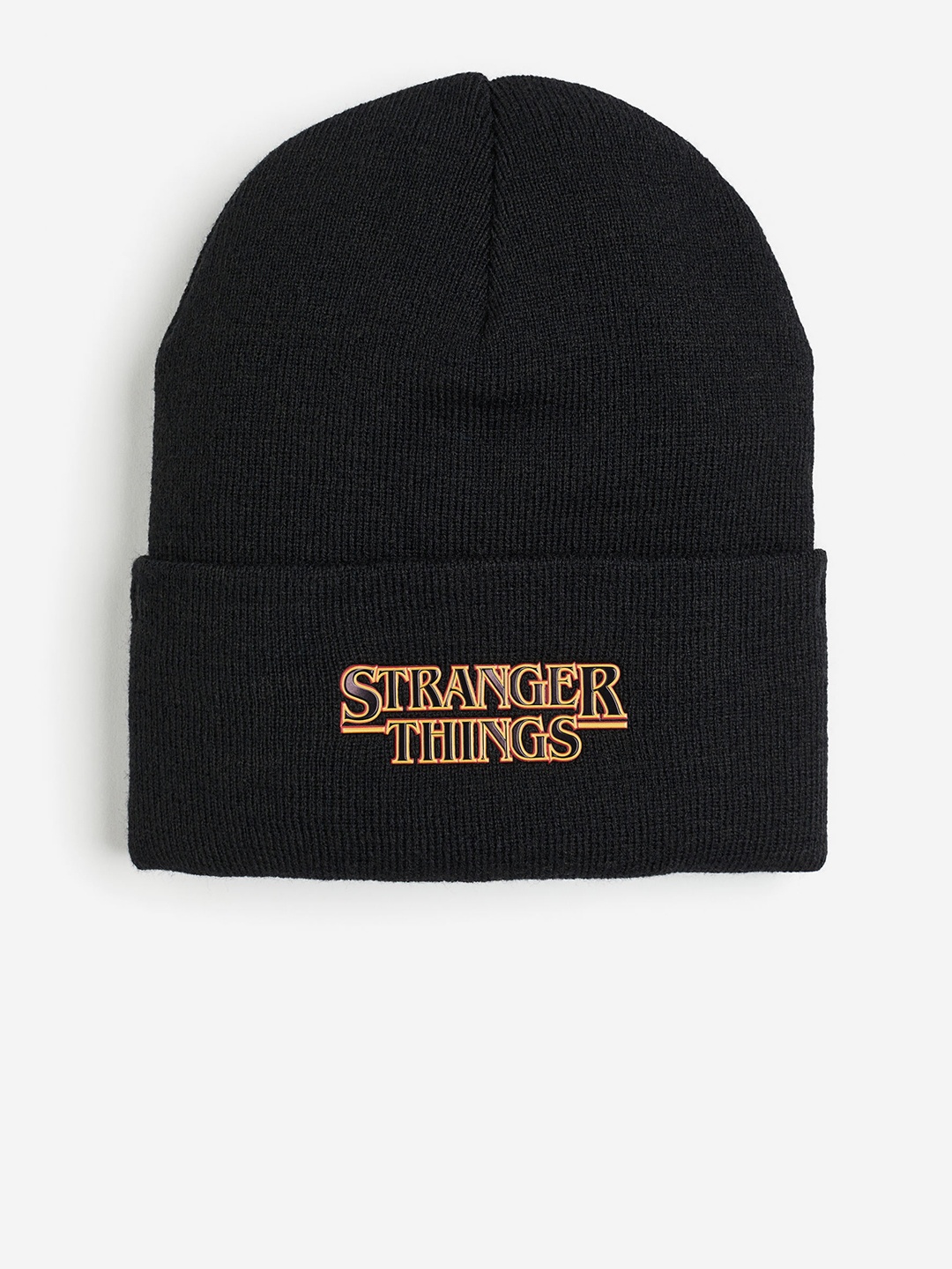 

H&M Boys Applique Beanie, Black