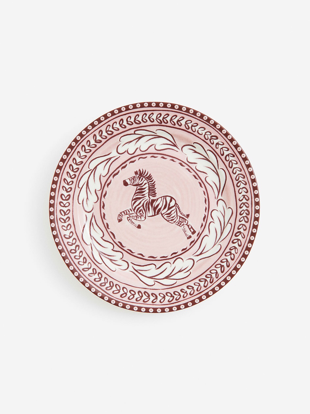 

H&M Pink Porcelain Mid Plate