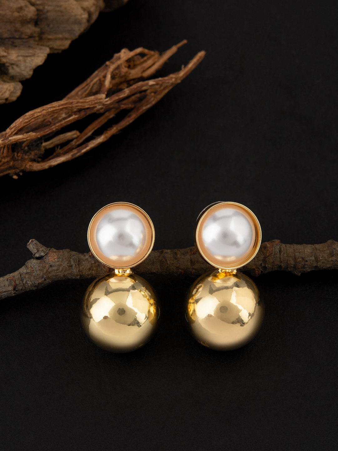 

E2O Gold-Plated Drop Earrings