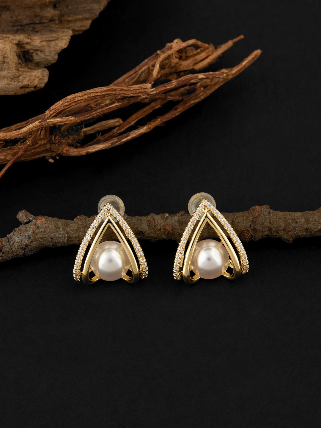 

E2O Gold-Plated Studs Earrings