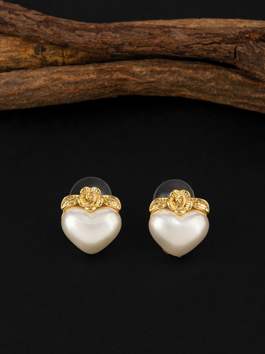 

E2O Gold Plated Contemporary Studs Earrings