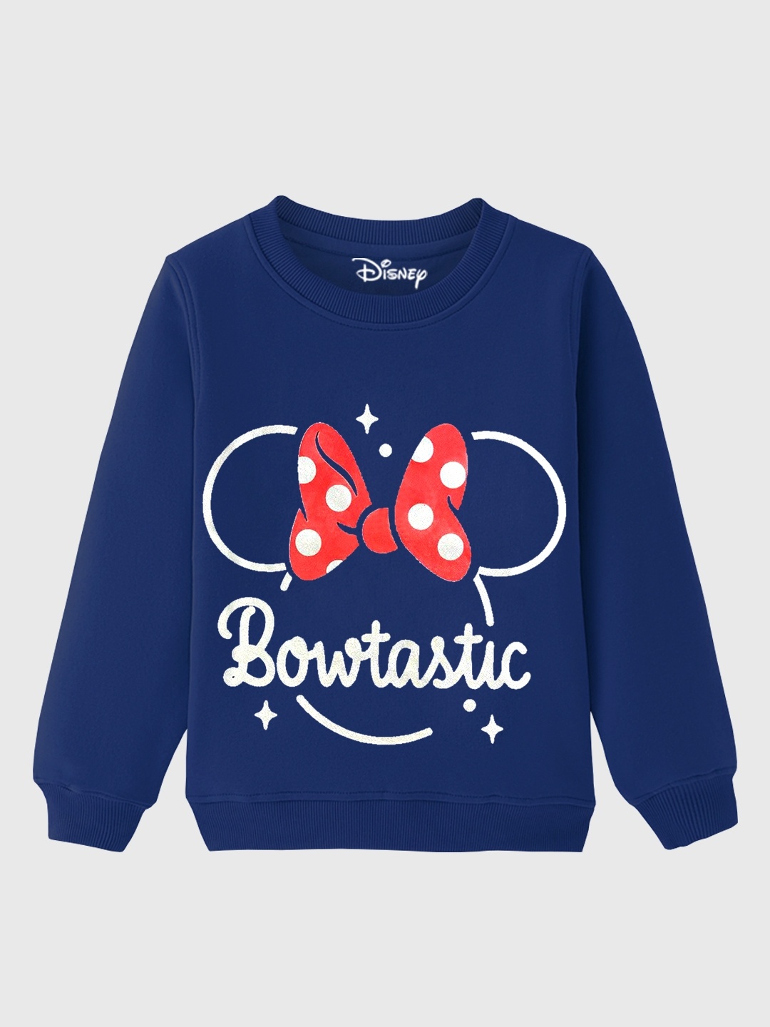 

KUCHIPOO Girls Minnie Mouse Printed Sweatshirt, Navy blue