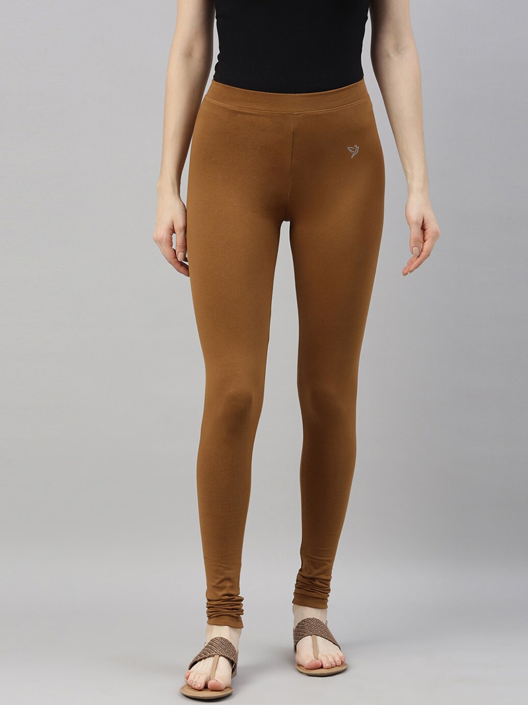 

TWIN BIRDS Churidar Length Leggings, Brown