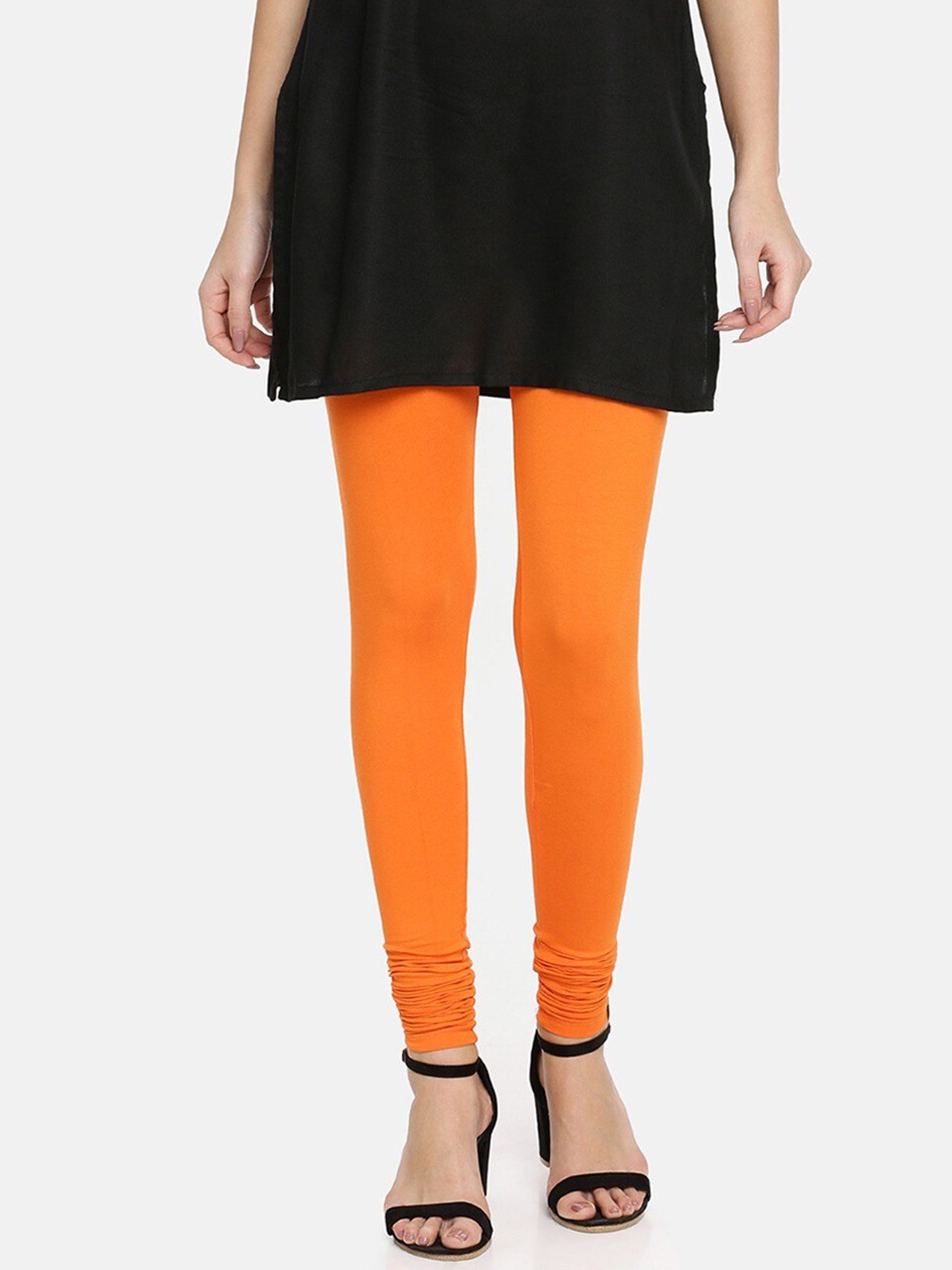 

TWIN BIRDS Churidar Length Leggings, Orange