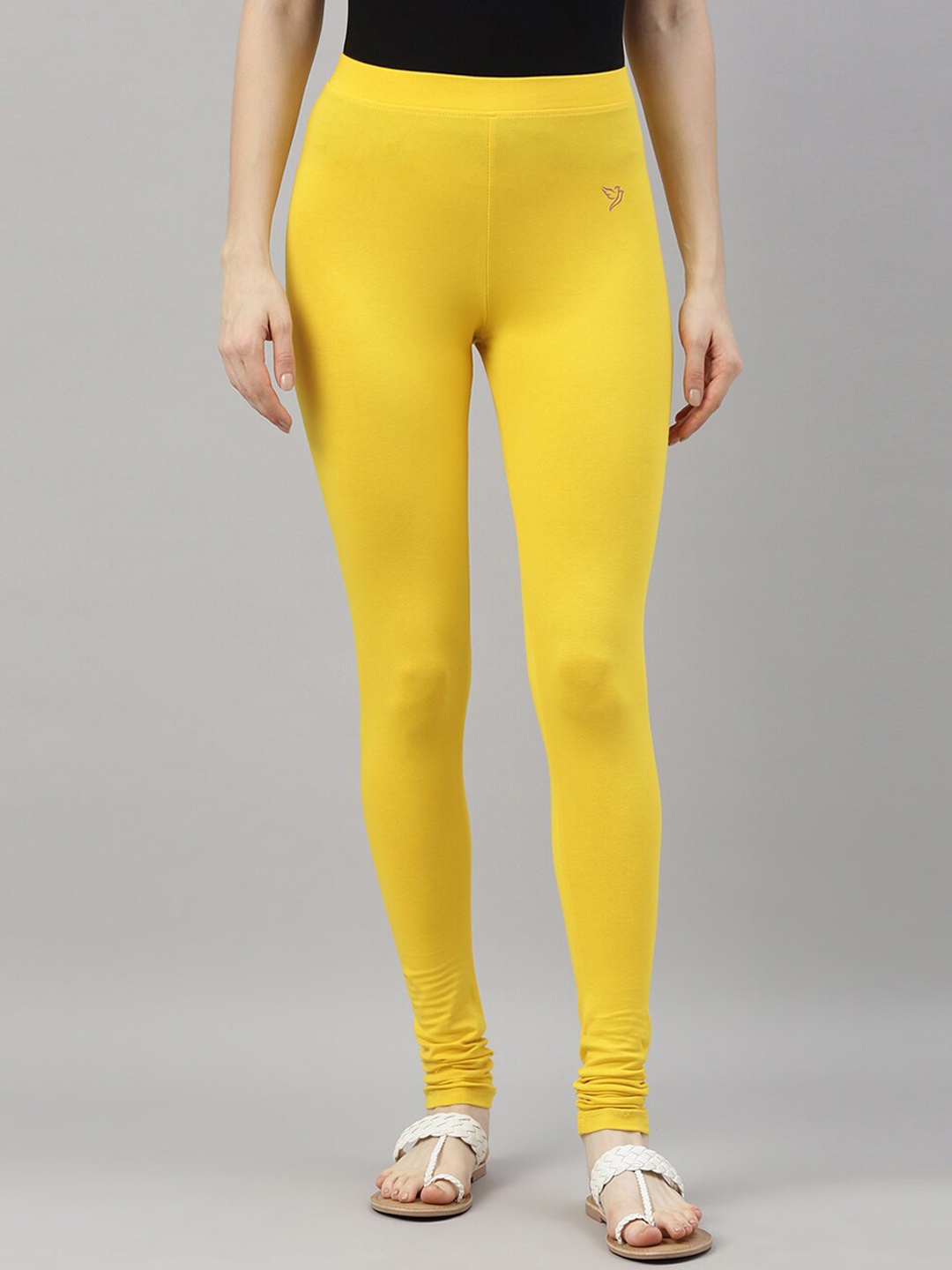 

TWIN BIRDS Churidar Length Leggings, Yellow