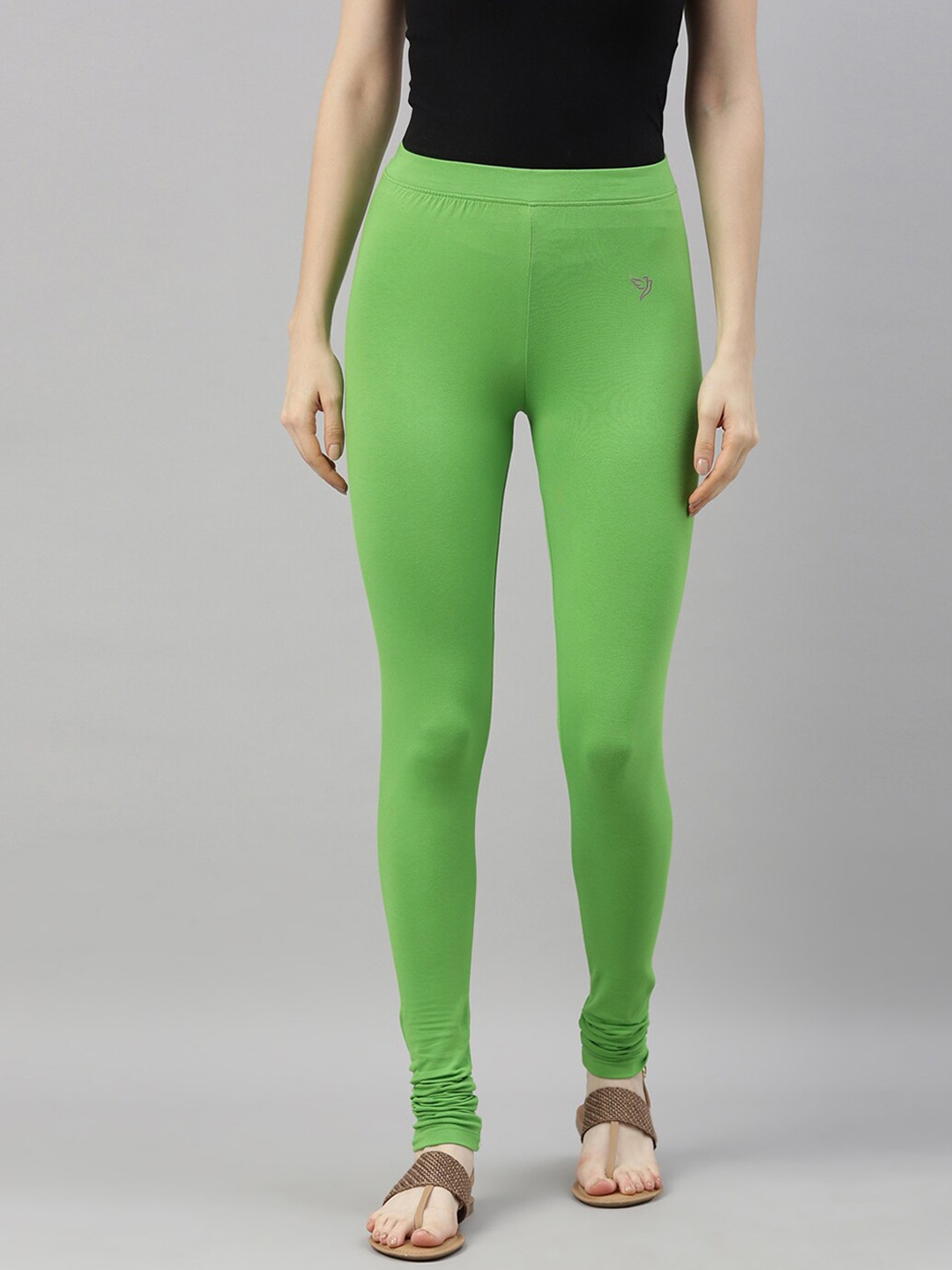 

TWIN BIRDS Churidar Length Leggings, Green