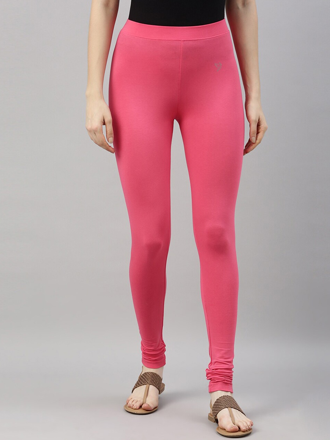 

TWIN BIRDS Churidar Length Leggings, Pink