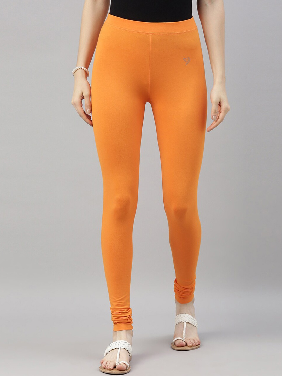 

TWIN BIRDS Churidar Length Leggings, Orange