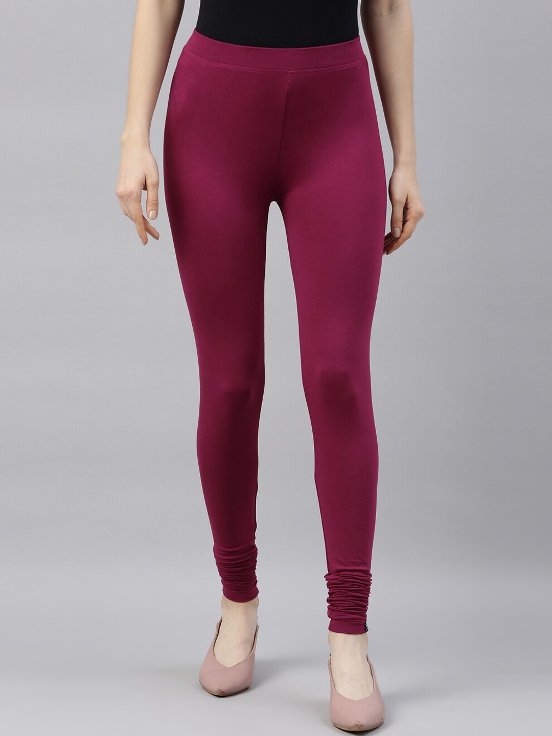 

TWIN BIRDS Churidar Length Leggings, Magenta