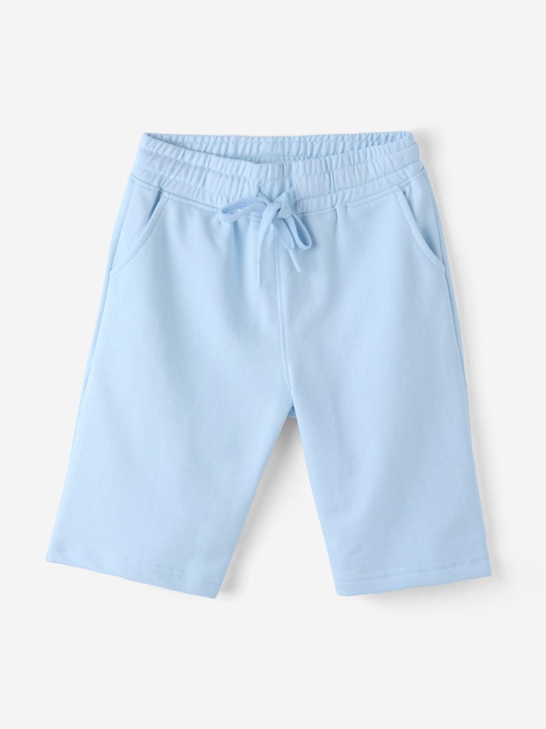 

The Souled Store Boys Mid-Rise Casual Pure Cotton Shorts, Blue