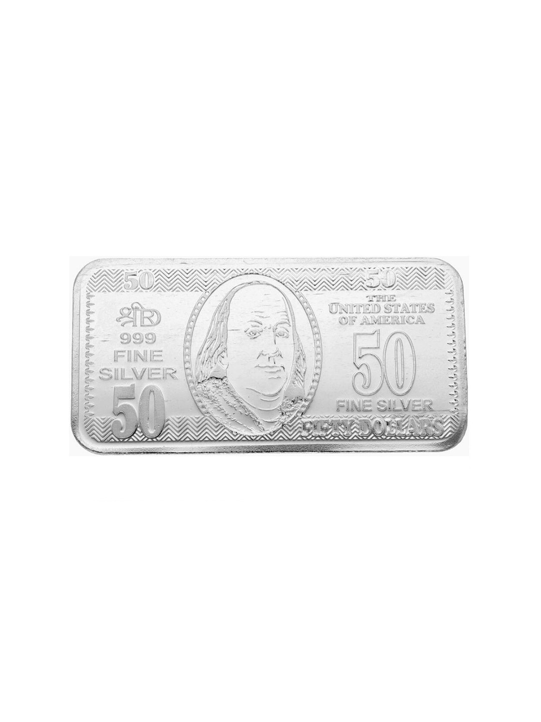 

Sri Jagdamba Pearls Dealer 50 Dollar Silver Coin-50 gram