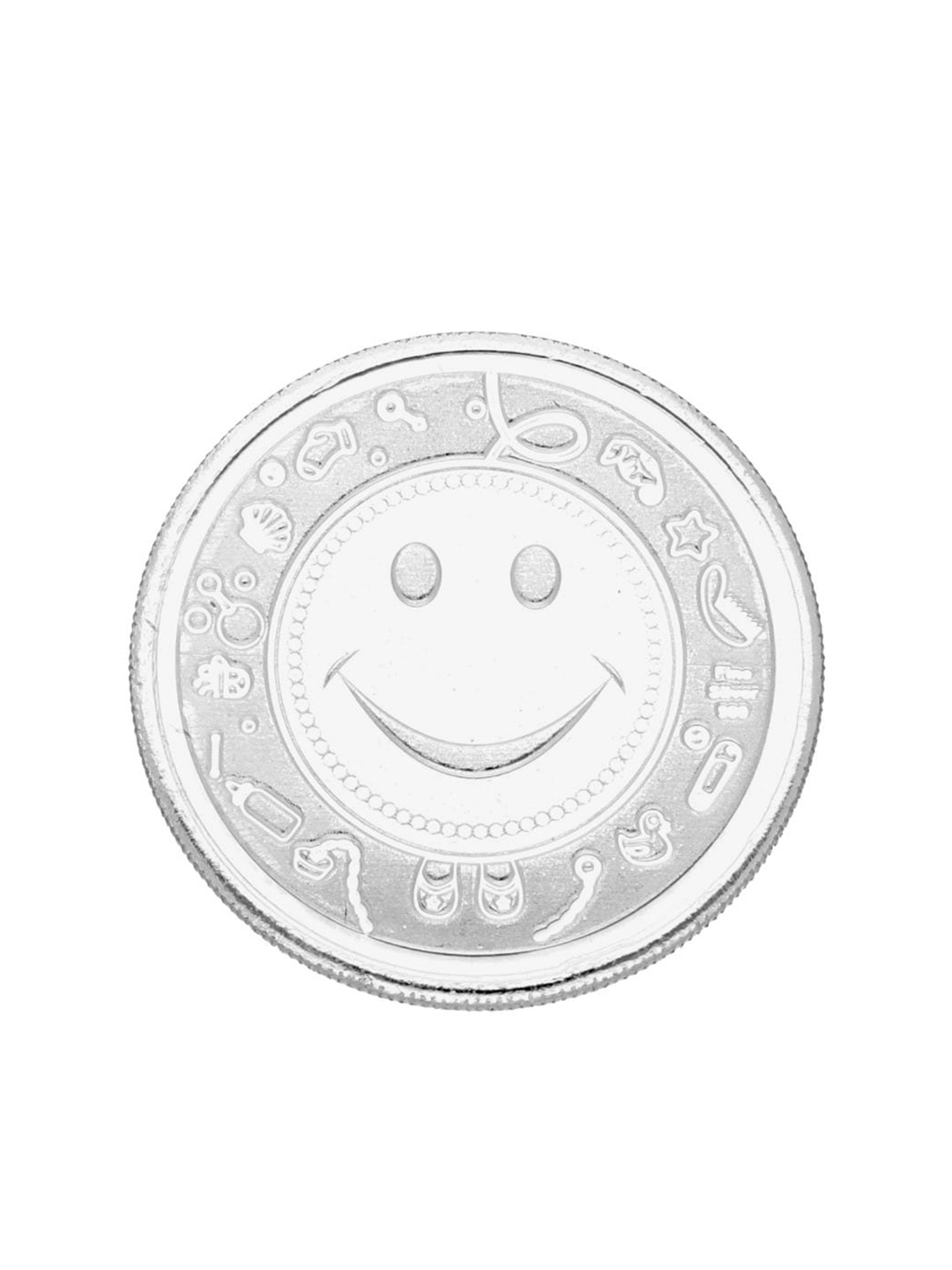 

Sri Jagdamba Pearls Dealer Smile Silver Coin-10gm