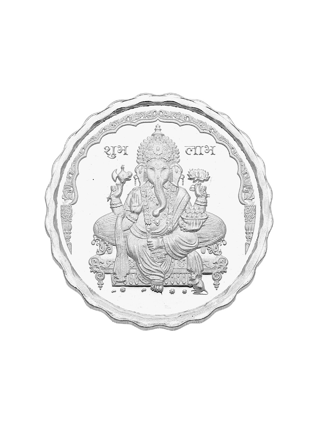 

Sri Jagdamba Pearls Dealer Lord Ganesh Silver Coin-10 gram