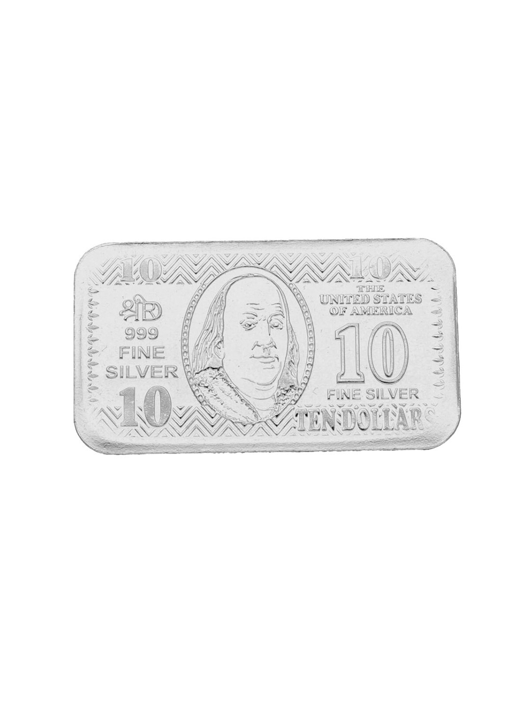 

Sri Jagdamba Pearls Dealer 10 Dollar Silver Coin-10 gram
