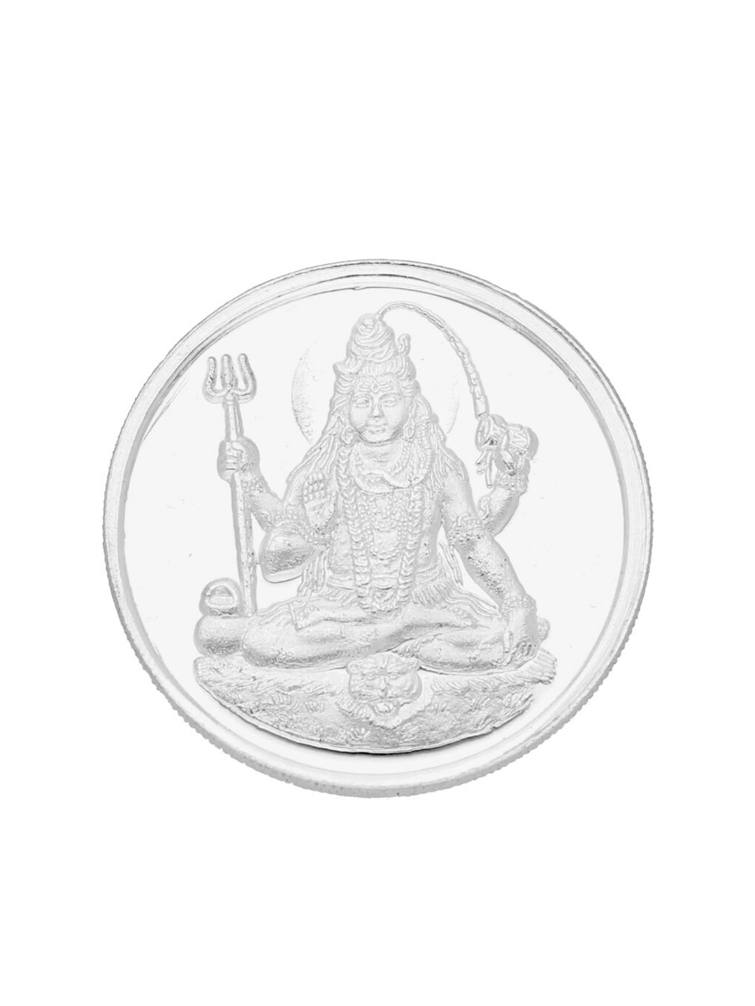 

Sri Jagdamba Pearls Dealer Lord Shiv Silver Coin-10 gram