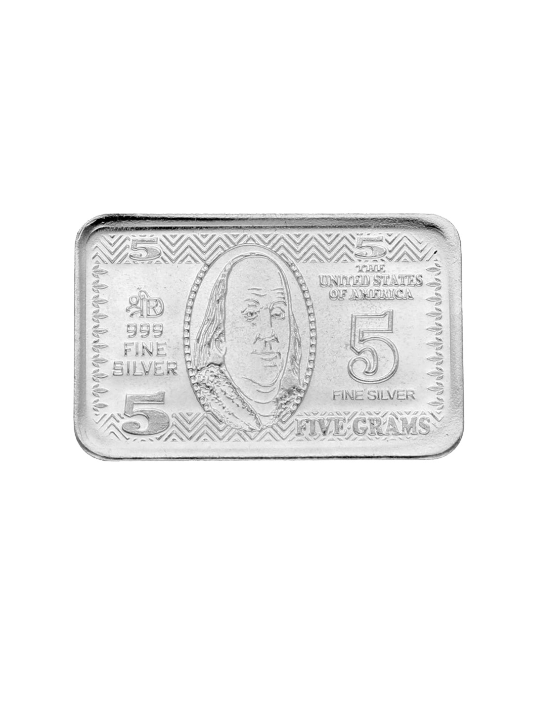 

Sri Jagdamba Pearls Dealer 5 Dollar Silver Coin-5gm