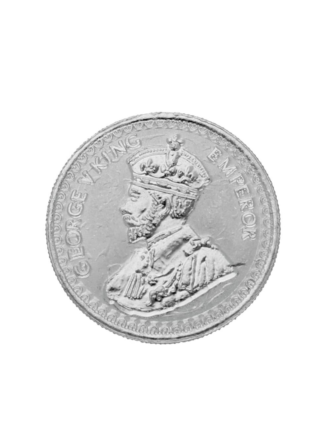 

Sri Jagdamba Pearls Dealer King George Silver Coin-10 gram