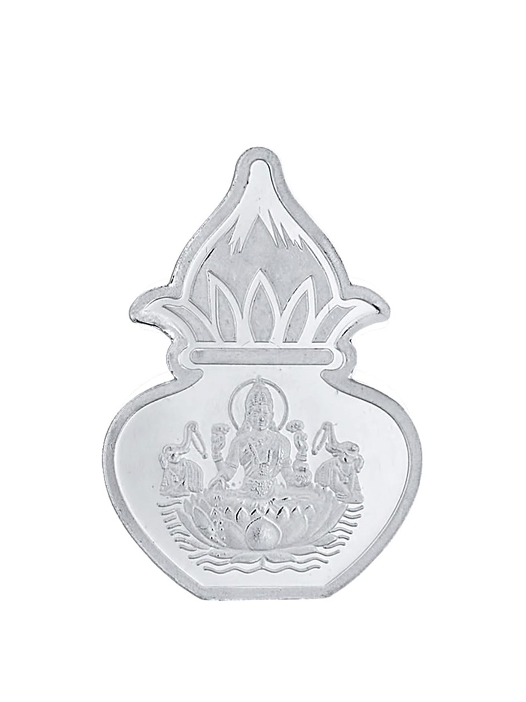 

Sri Jagdamba Pearls Dealer Laxmi Kalash Silver Coin-10gm