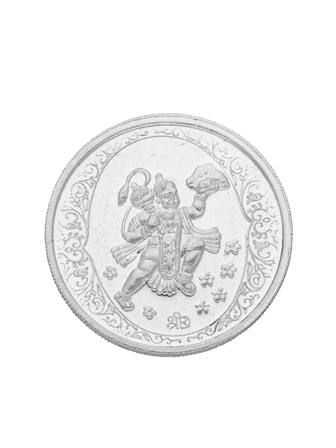 

Sri Jagdamba Pearls Dealer God Hanumanji Silver Coin-10gm