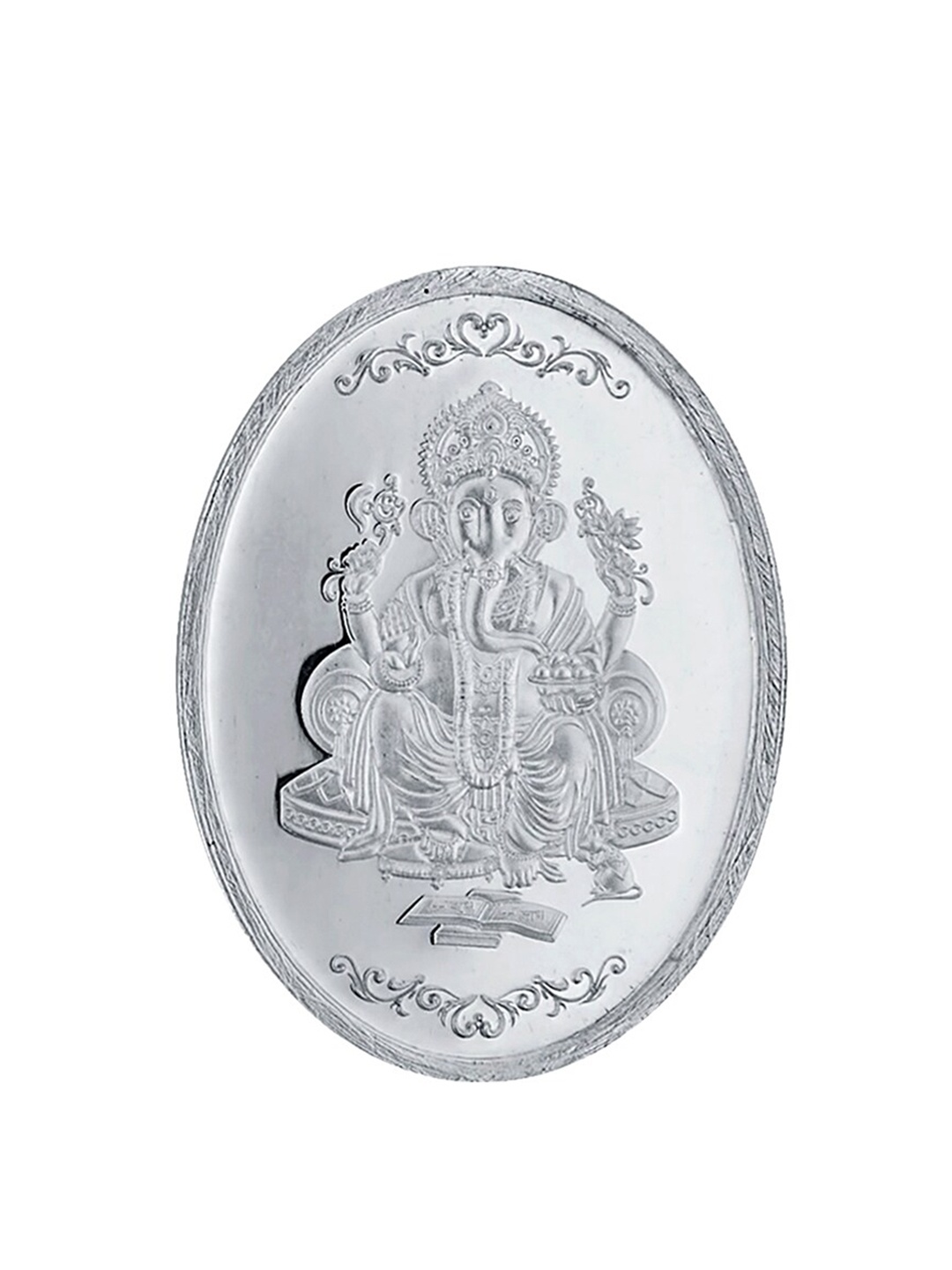 

Sri Jagdamba Pearls Dealer Lord Ganesh Silver Coin-50gm