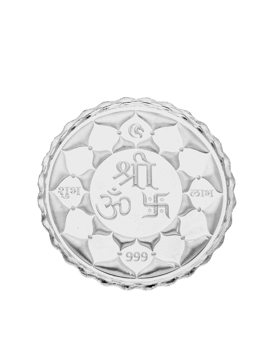 

Sri Jagdamba Pearls Dealer Saraswathi Ganesh & Lakshmi Silver Coin-50gm