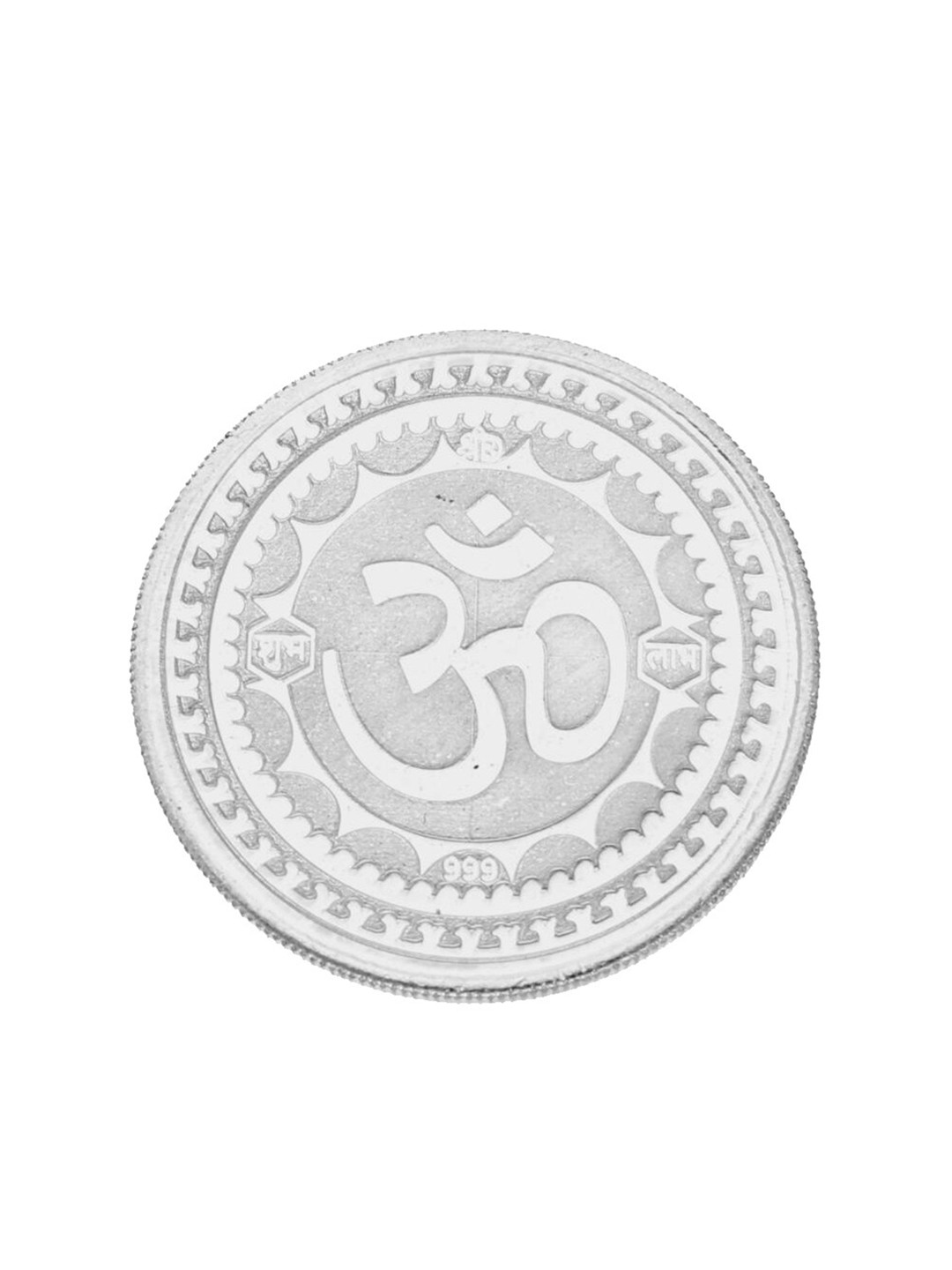 

Sri Jagdamba Pearls Dealer Designer Cow With Calf Silver Coin-10gm