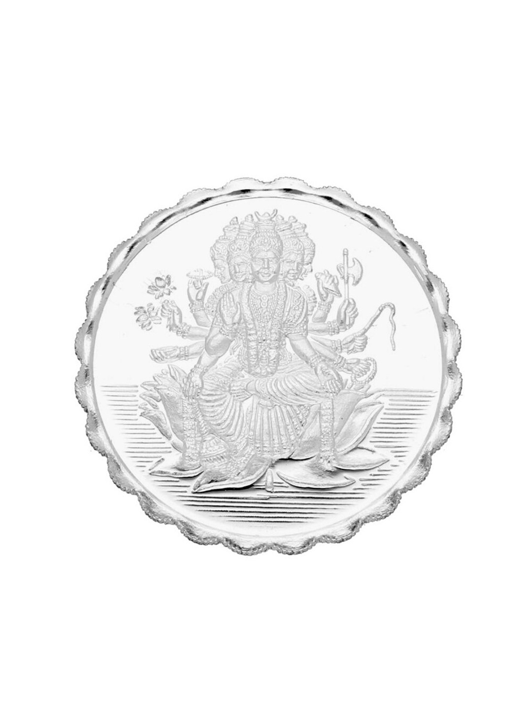 

Sri Jagdamba Pearls Dealer Goddess Saraswati Silver Coin-10gm