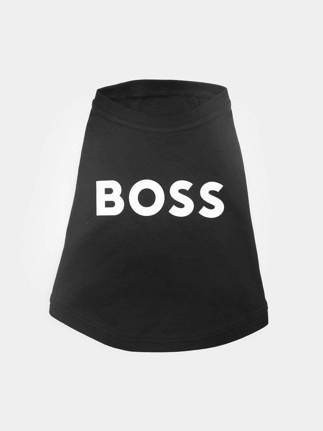 

BOSS Brand Logo Printed Pure Cotton Dog T-shirt, Black