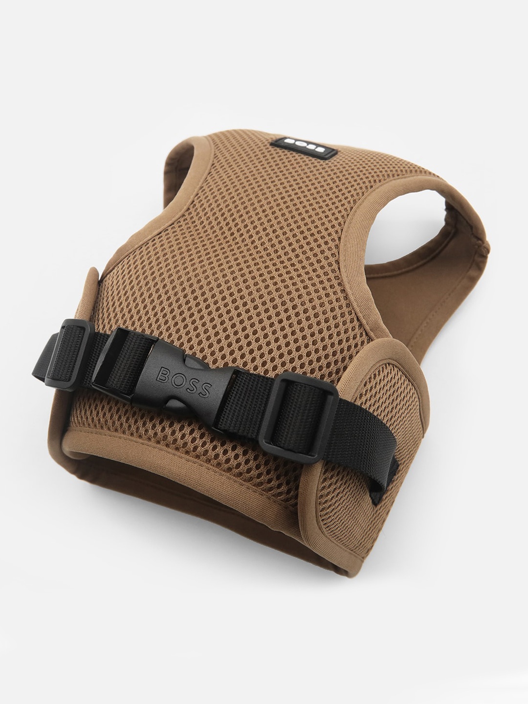 

BOSS Textured Adjustable Dog Core Walk Harness, Camel brown