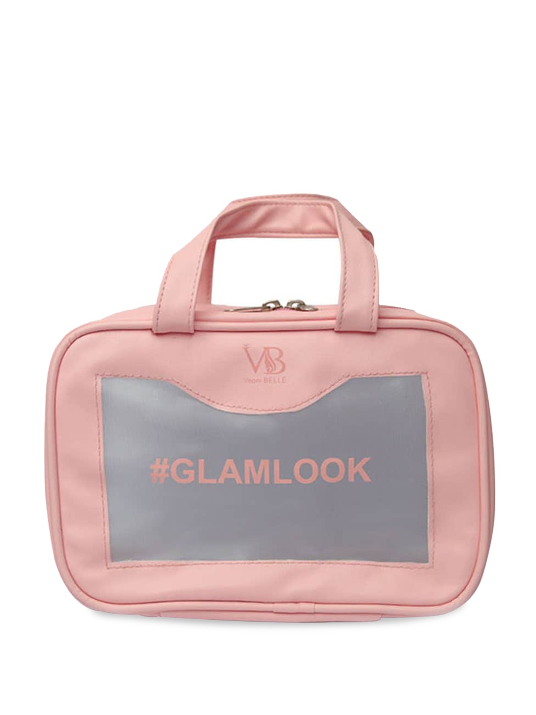 

Veoni BELLE Makeup Organiser Durable Toiletry Kit Bag, Pink