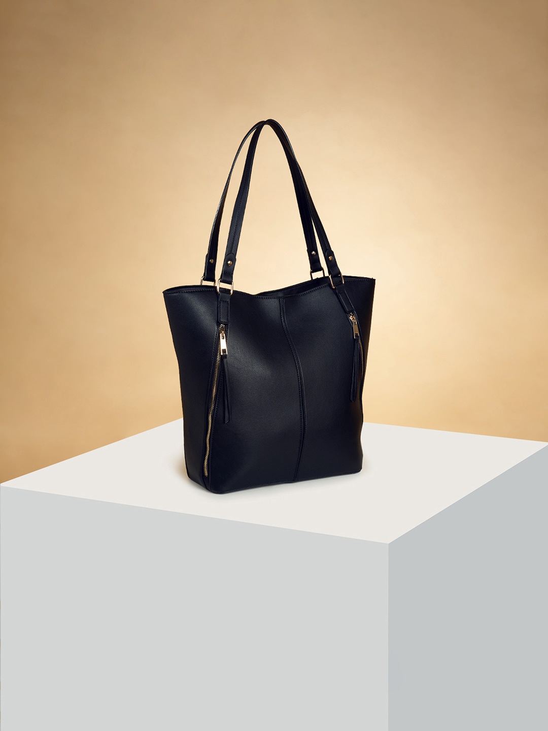 

Forever Glam by Pantaloons Oversized Shopper Tote Bag, Black