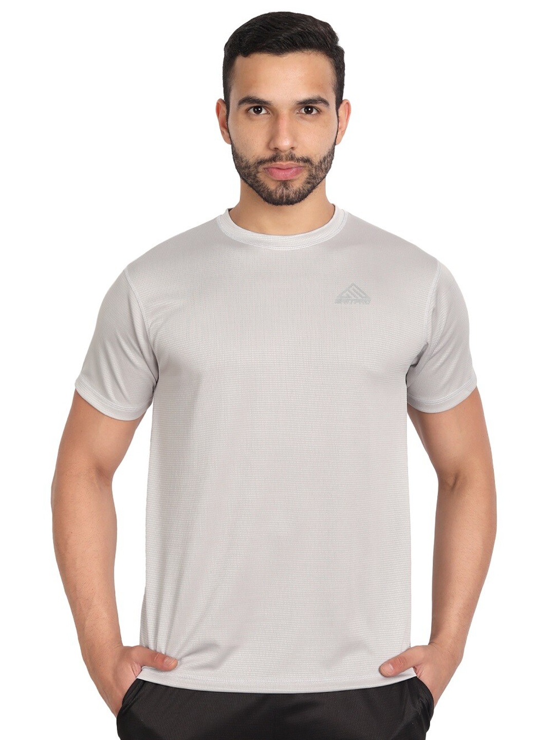 

GRITPRO Round Neck Sports T-shirt, Grey