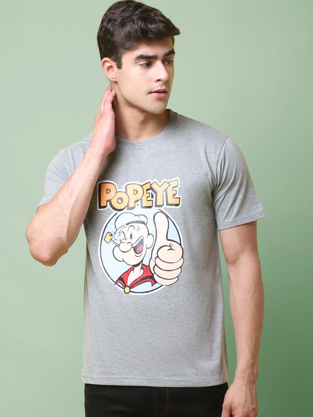 

tee projekt Popeye Printed Regular Fit T-shirt, Grey