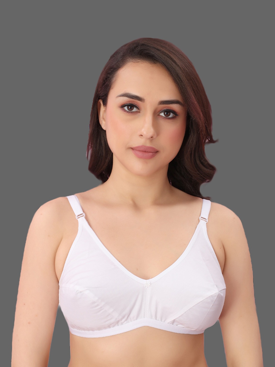 

N N ENTERPRISE Full Coverage Underwired Lightly Padded Everyday Bra With All Day Comfort, White