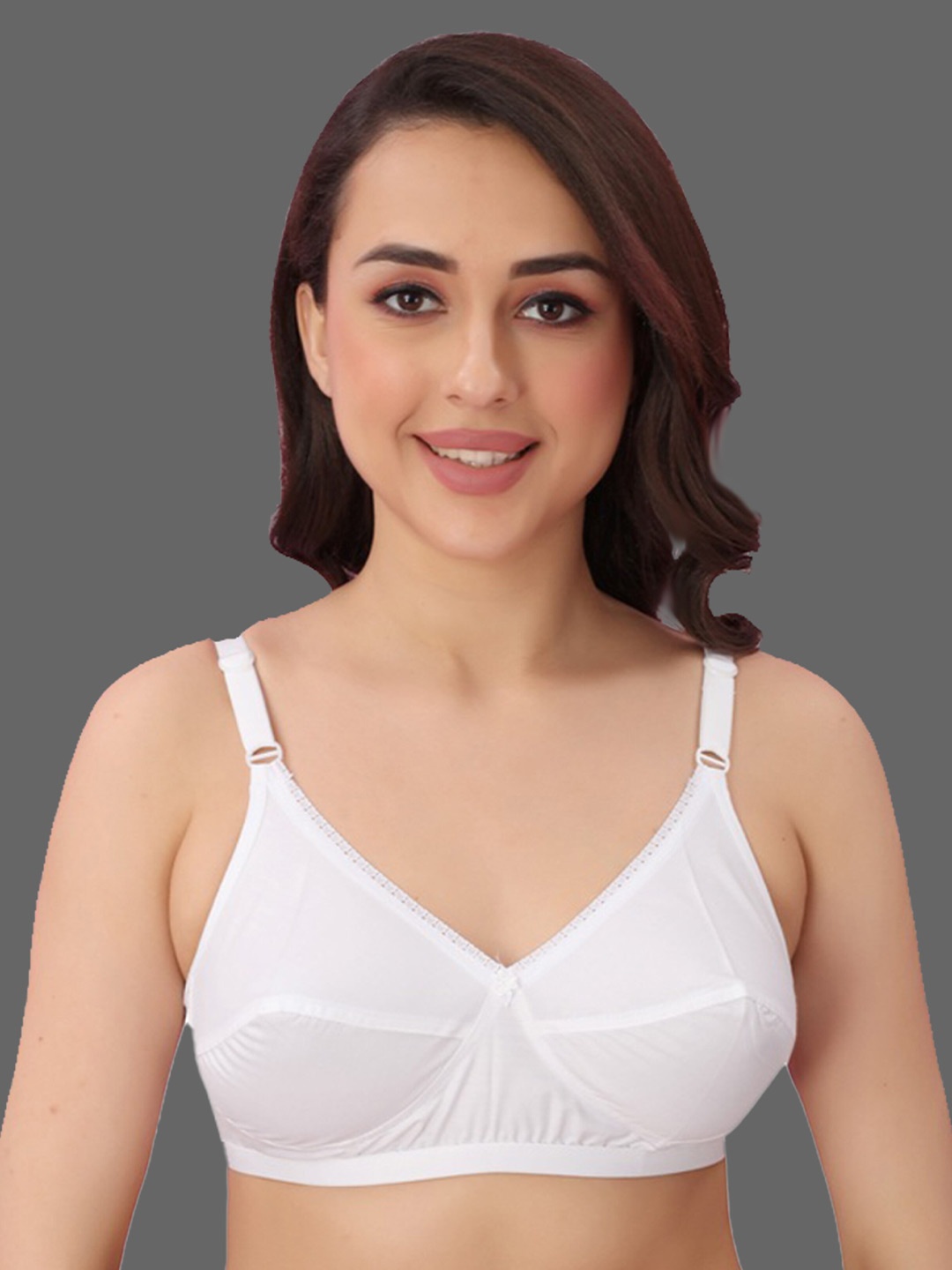

N N ENTERPRISE Full Coverage Lightly Padded Everyday Bra With All Day Comfort, White