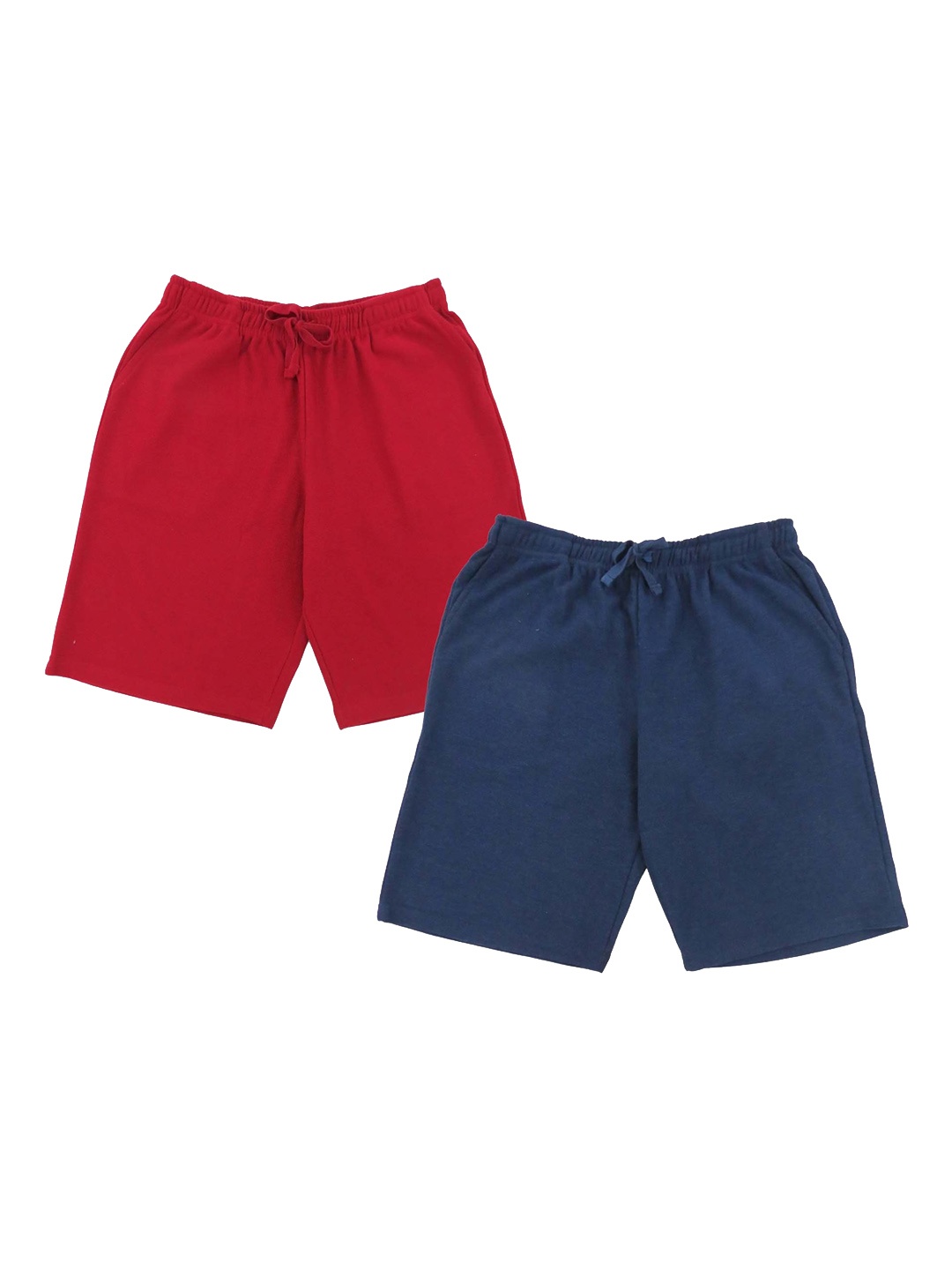 

Clothe Funn Boys Pack Of 2 Mid Rise Shorts, Red