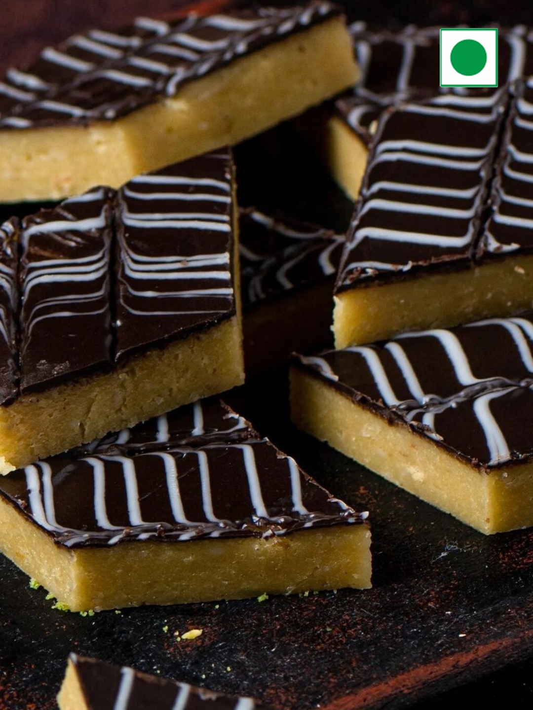 

The Baklava Box Chocolate Burfi 500 gm, Brown
