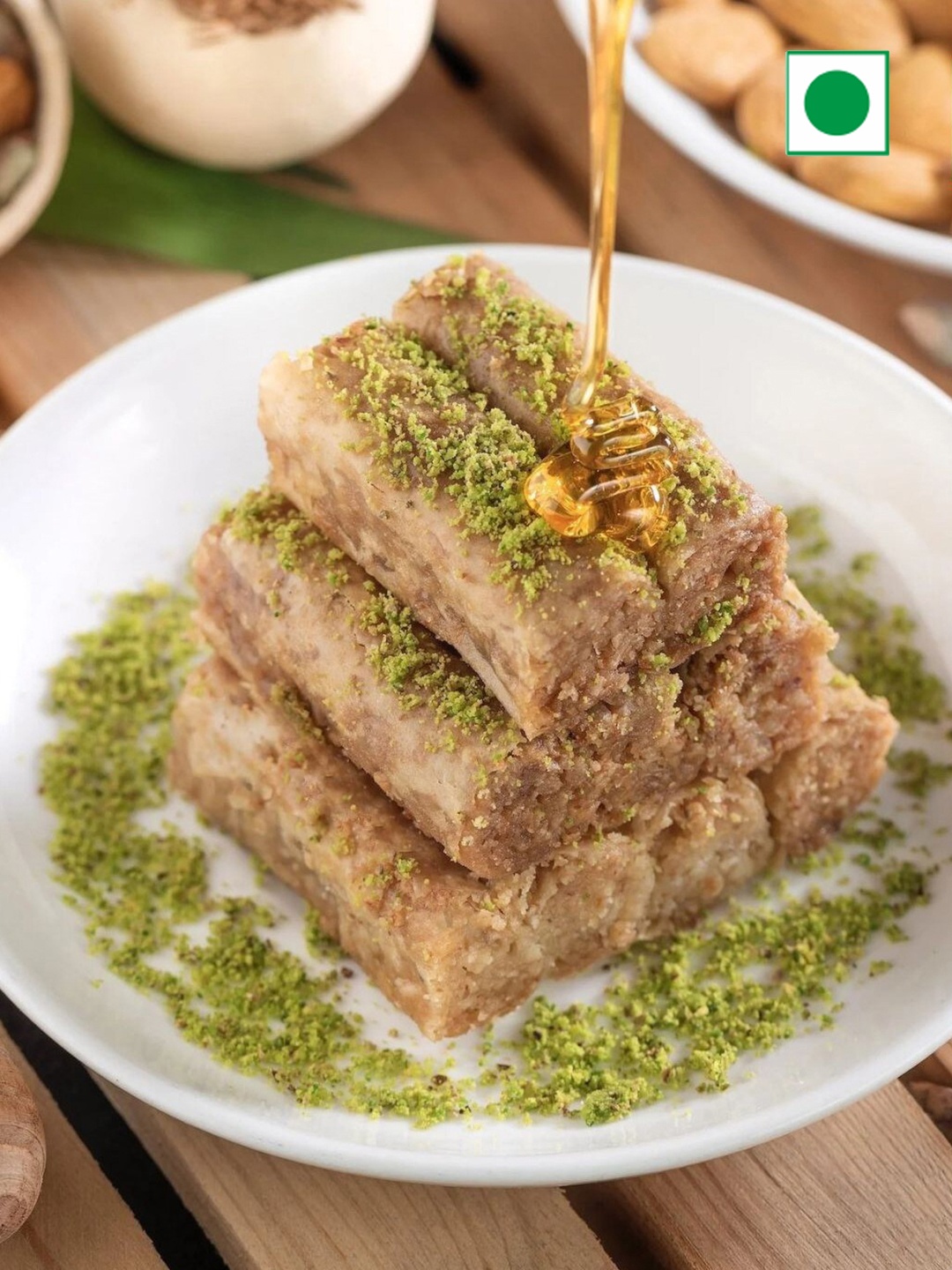 

The Baklava Box Finger Baklava Sweets 500-gms, Brown
