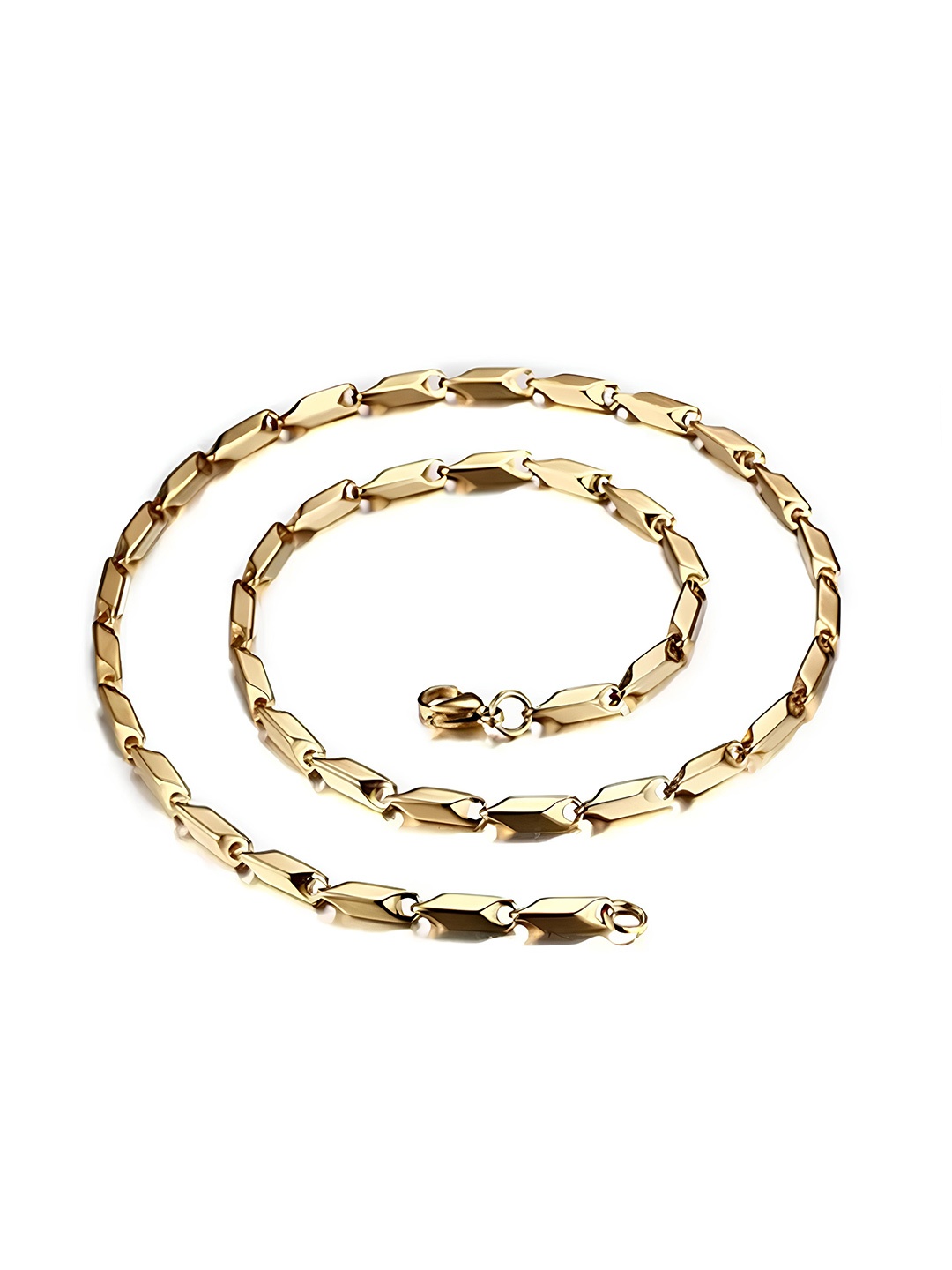 

KARISHMA KREATIONS Unisex Gold Plated Stainless Steel Minimal Chain