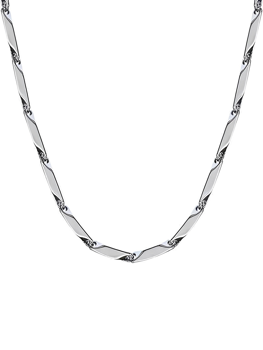 

KARISHMA KREATIONS Unisex Silver Plated Stainless Steel Chain