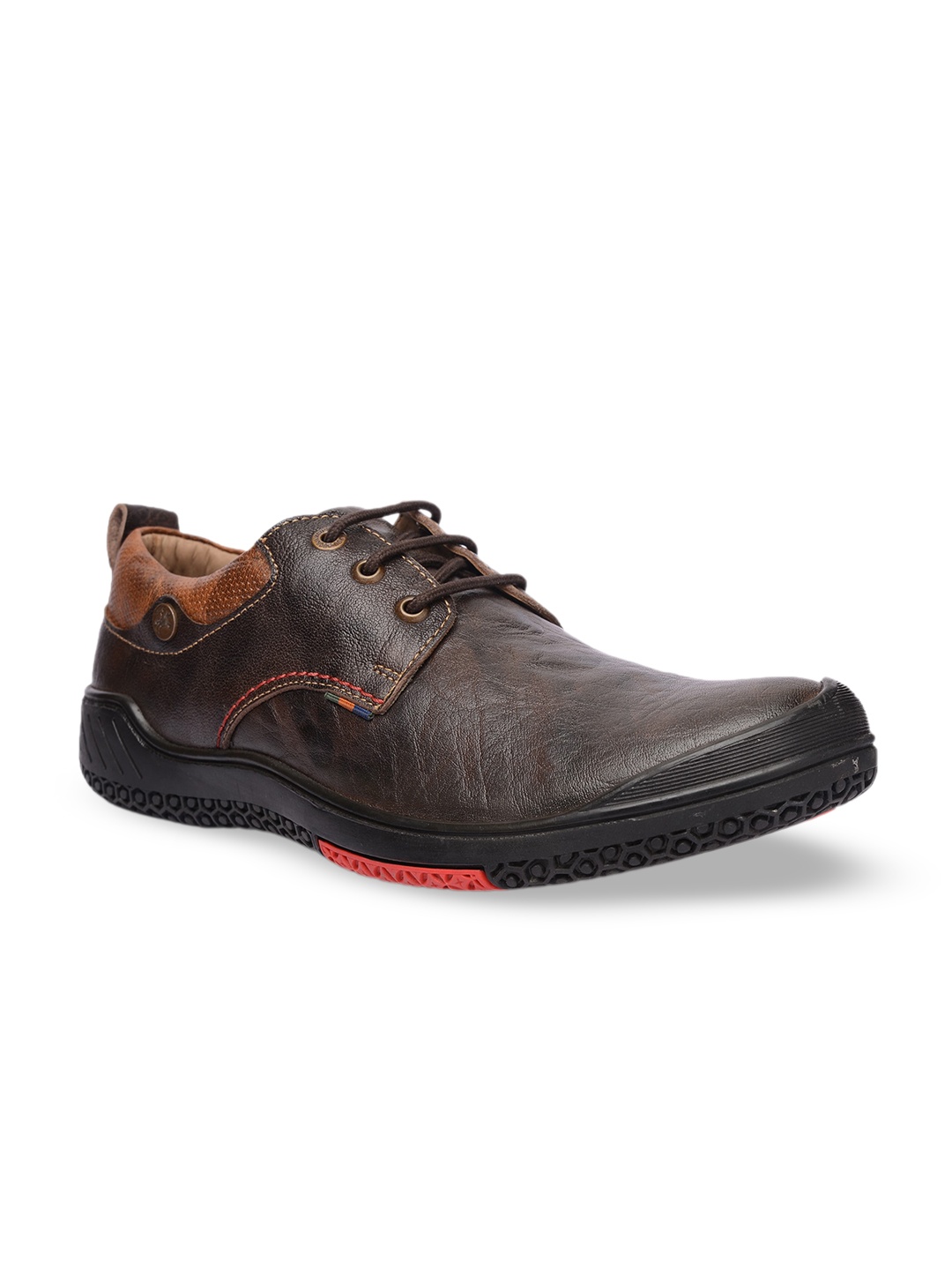 

Buckaroo Men Leather Lace-Ups Derbys, Brown