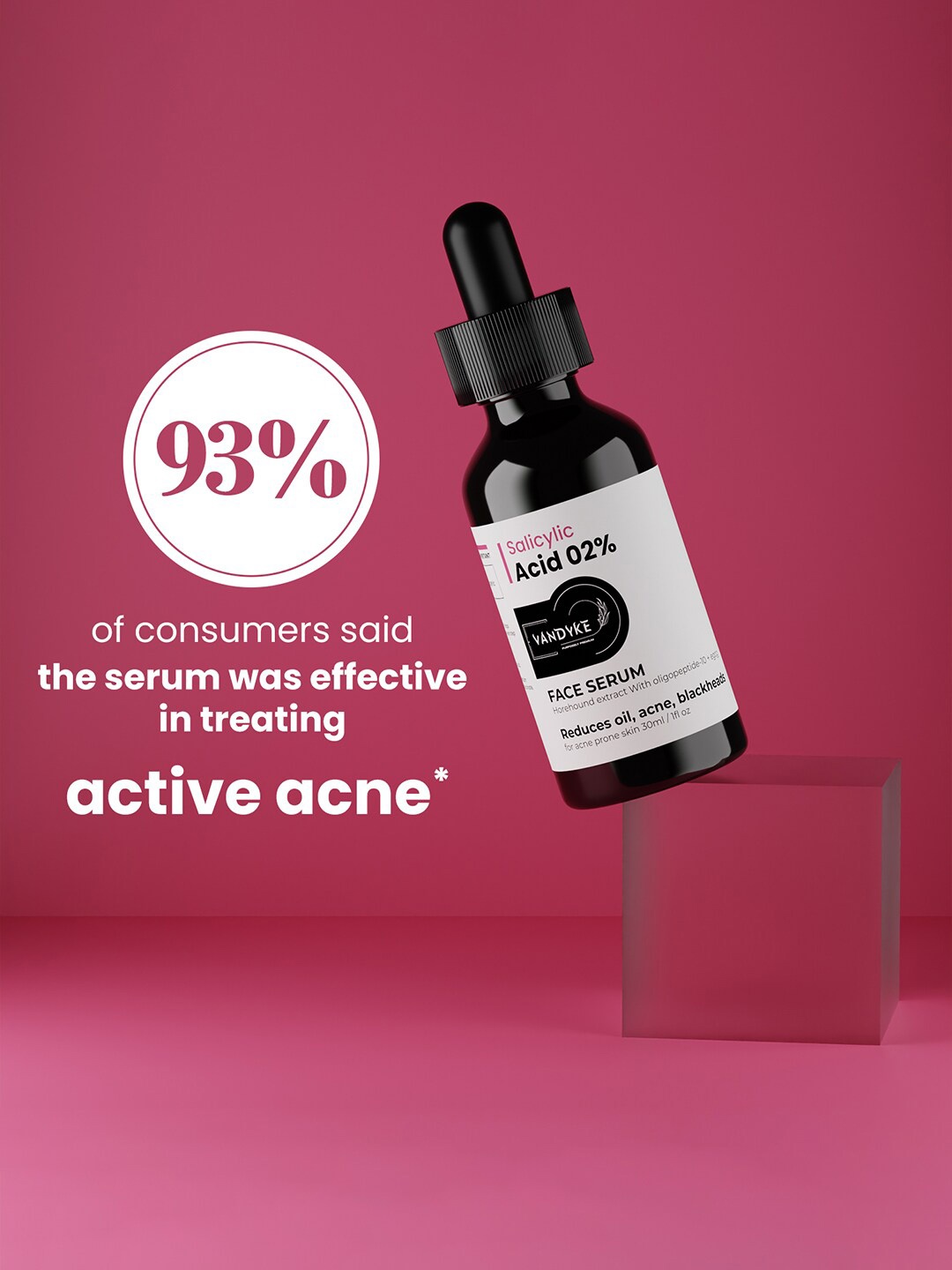 

VANDYKE Salicylic Acid Serum for Acne- Exfoliating BHA - 30ml, White