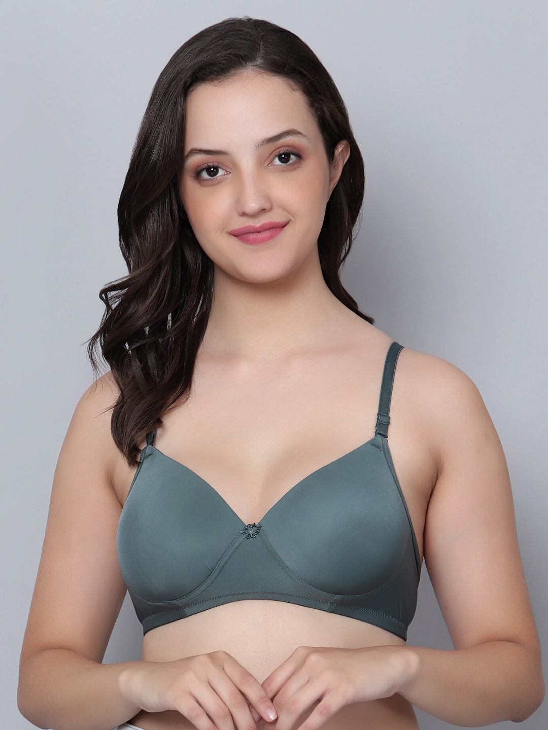 

Aimly Medium Coverage Heavily Padded Bra, Green