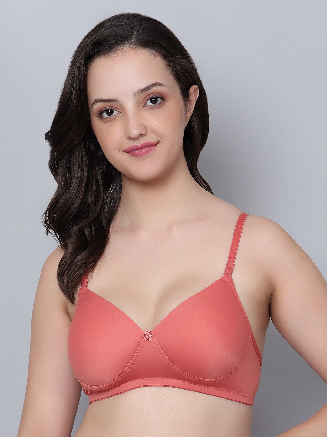 

Aimly Medium Coverage Heavily Padded Bra, Rose