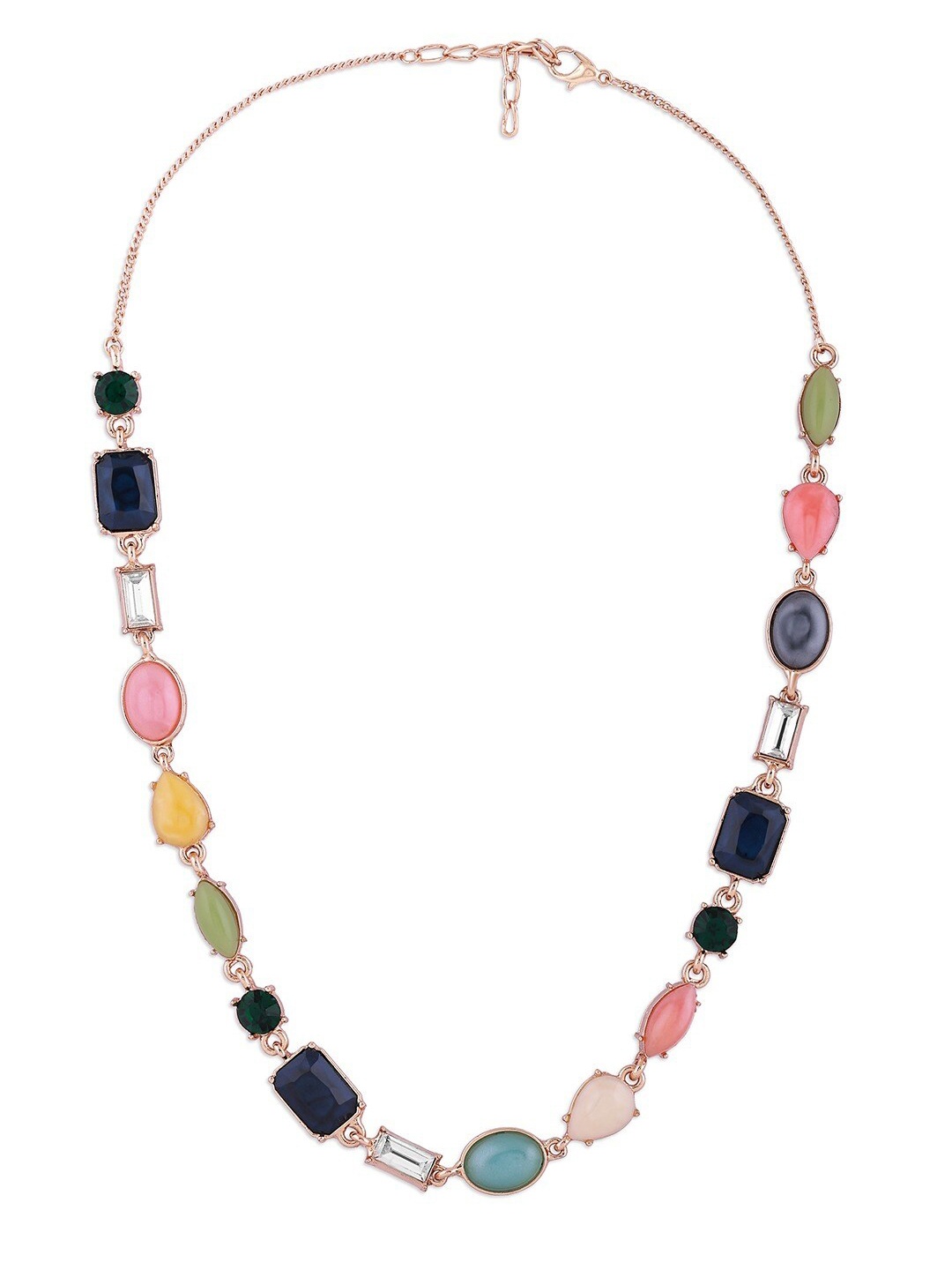 

Zaveri Pearls Gold-Plated Stone Studded Necklace