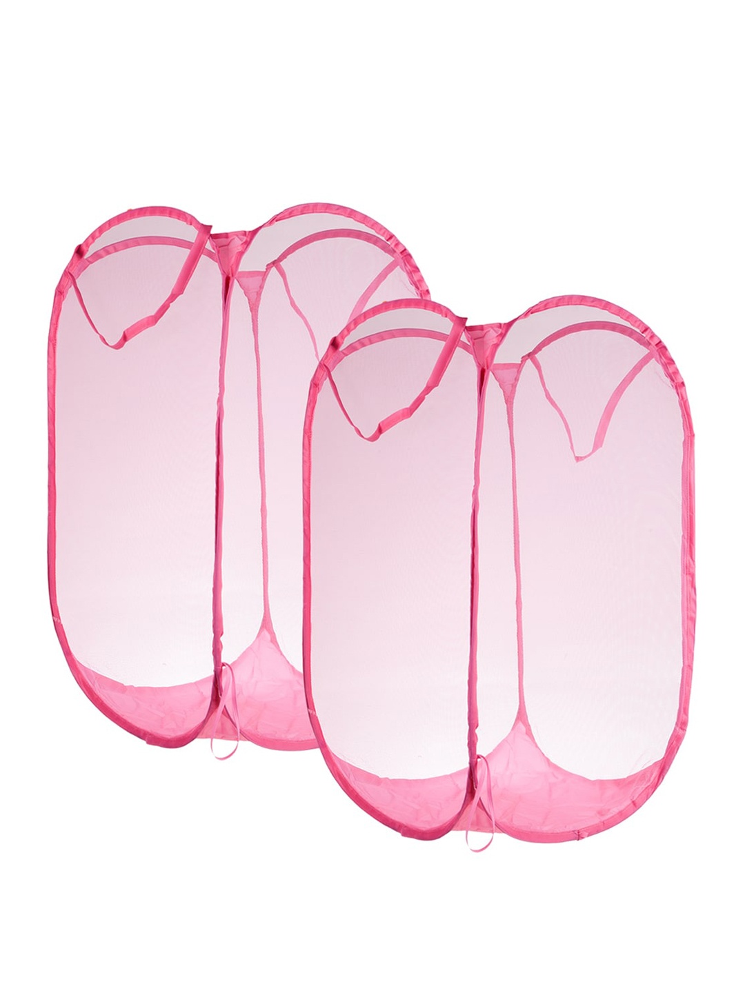 

Kuber Industries Pink & Yellow 2 Pieces Laundry Bags