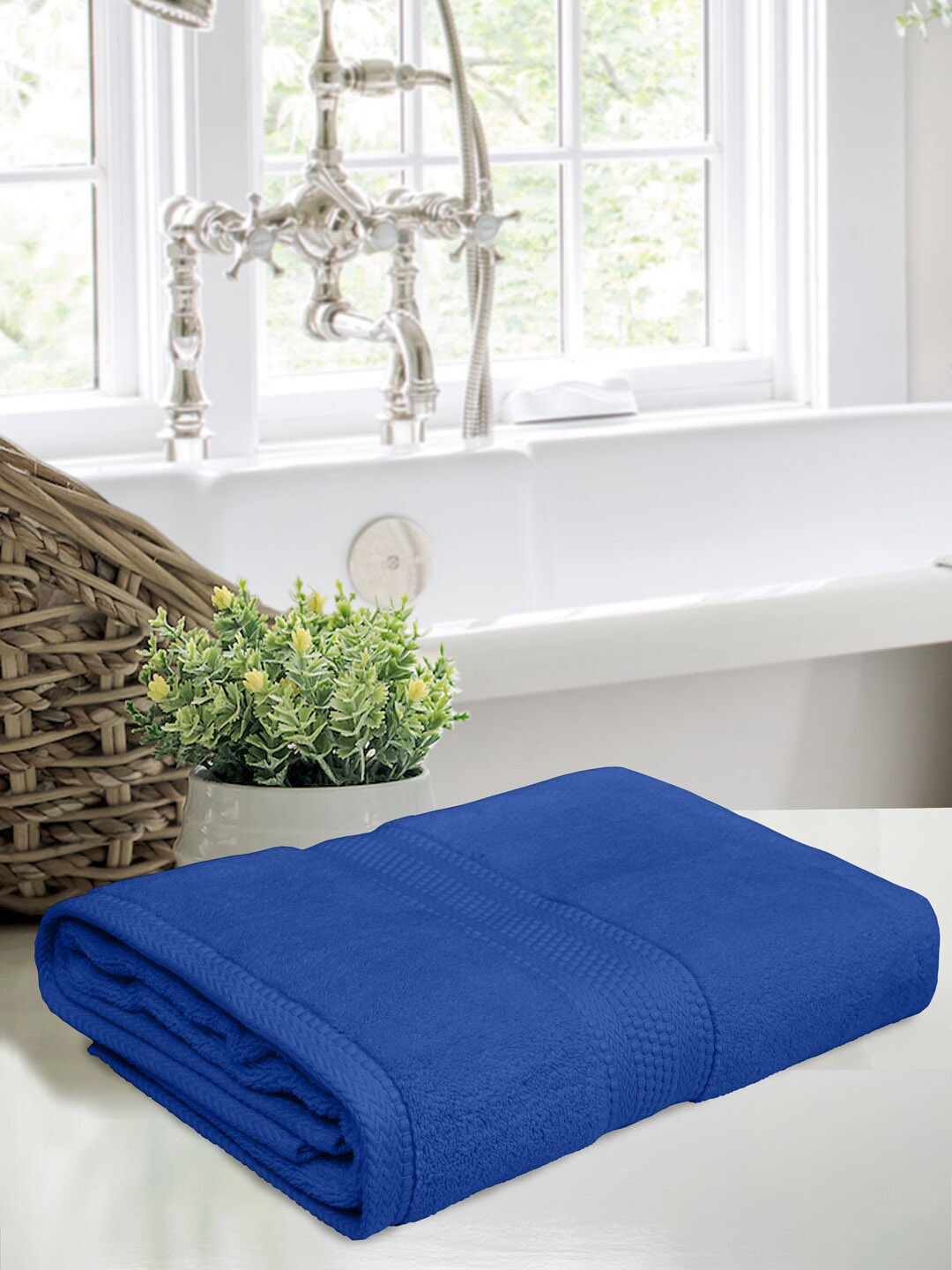 

Home Fresh Ultrx Blue 650 GSM Pure Cotton Super Soft Bath Towel