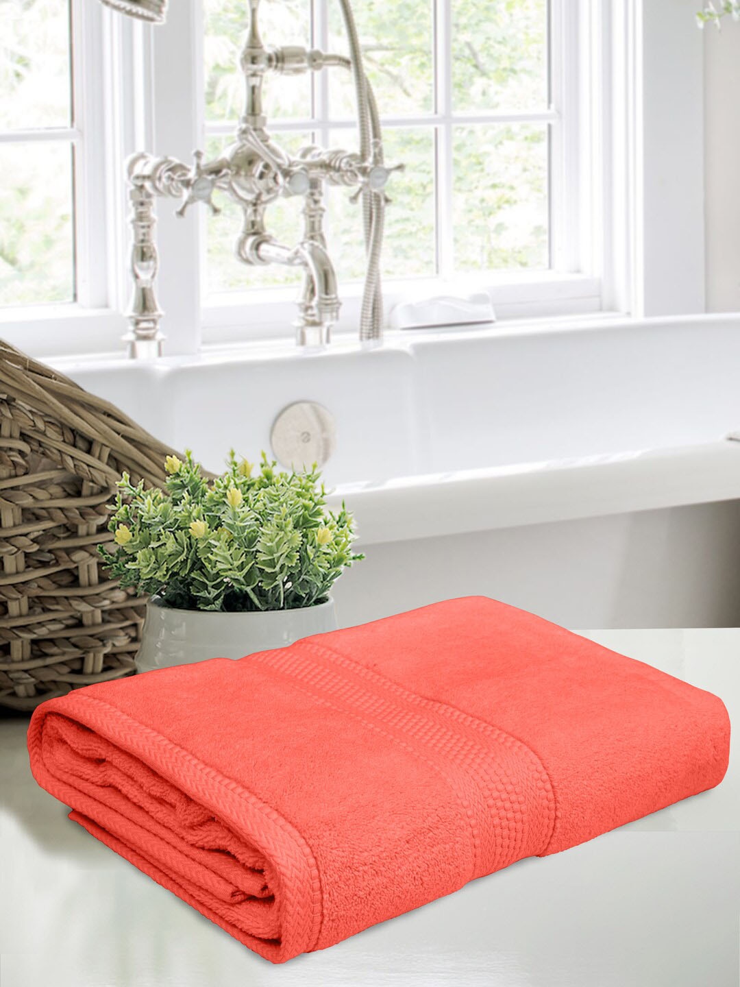 

Home Fresh Ultrx Red 650 GSM Pure Cotton Super Soft Bath Towel