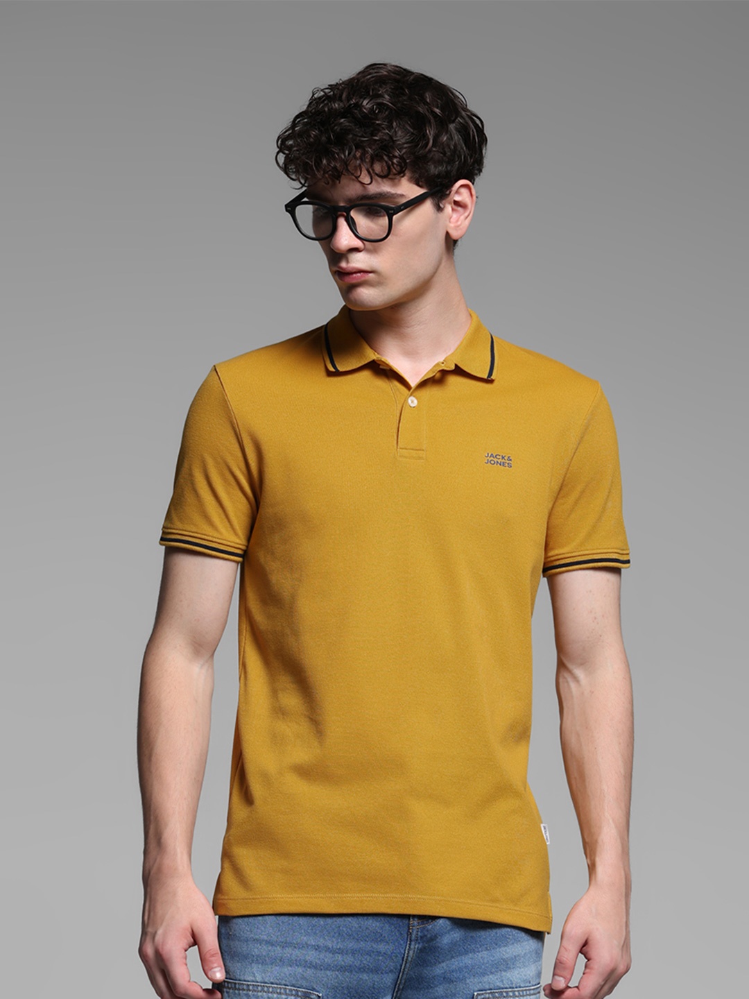 

Jack & Jones Polo Collar Slim Fit T-shirt, Yellow